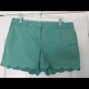 Loft Scalloped Shorts